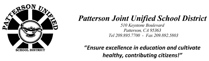 Patterson Joint Unified School District Logo