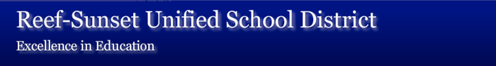 Reef-Sunset Unified School District Logo