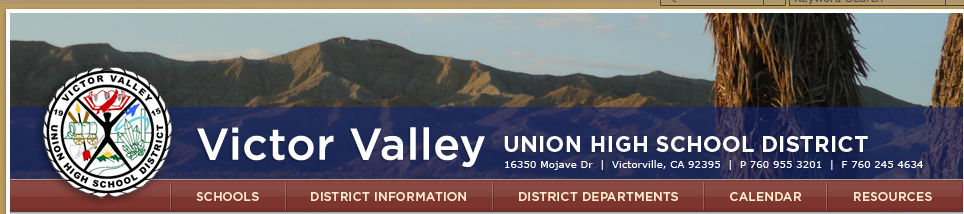 Victor Valley Union High School District Logo