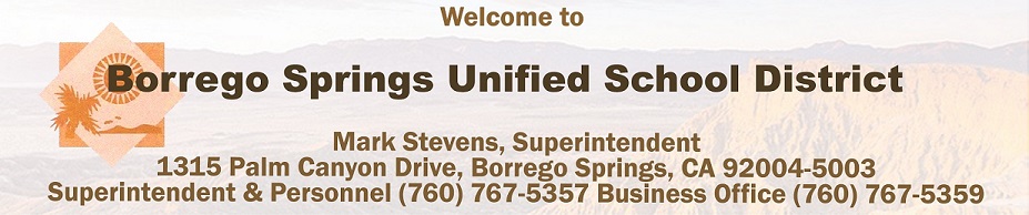 Borrego Springs Unified Logo
