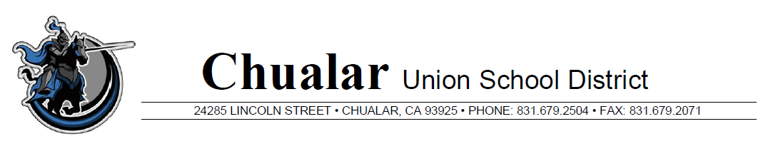 Chualar Union Elementary Logo