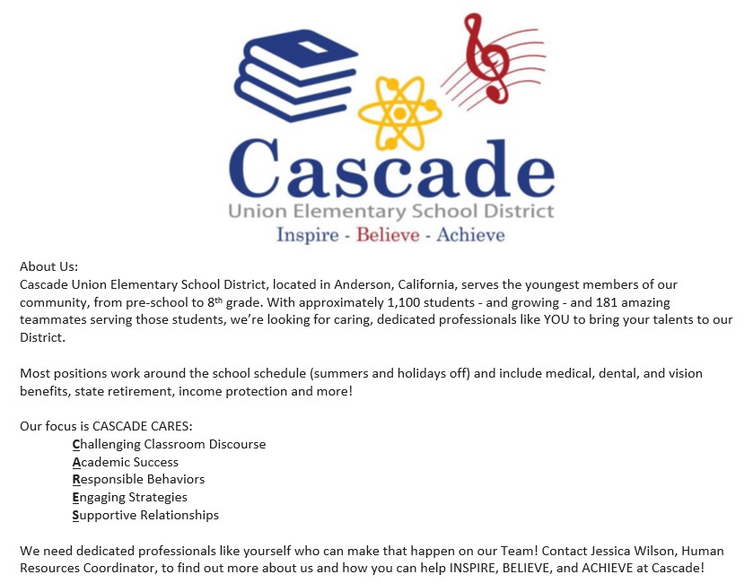 Cascade Union Elementary Logo