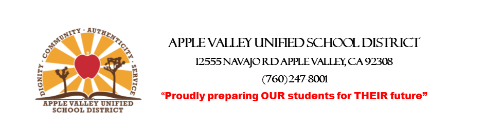 Apple Valley Unified School District Logo